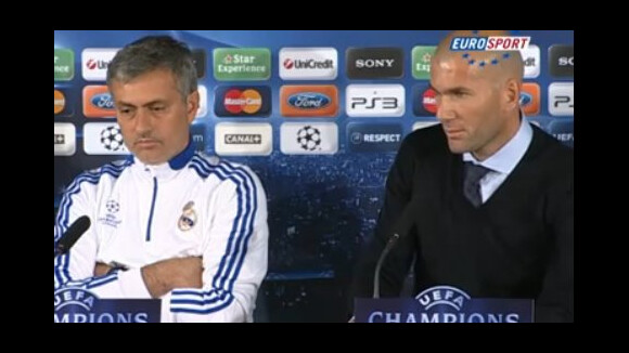 Zinedine Zidane ... Il parle du match OL-Real de Madrid (vidéo)