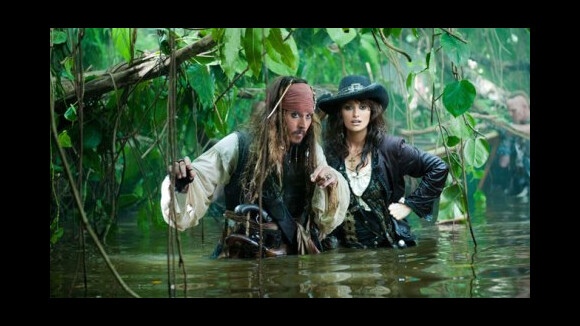 Pirates des Caraïbes la Fontaine de Jouvence ... VIDEO de Johnny Depp et Penelope Cruz