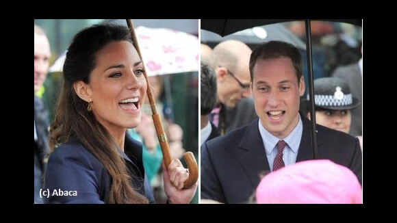 Kate Middleton et Prince William : sortie publique avec sourires et parapluies (PHOTOS)
