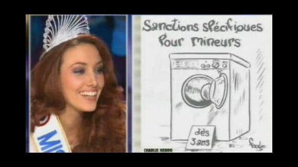 Miss France 2012 : Delphine Wespiser se loupe doublement chez Ruquier (VIDEO)