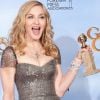 Madonna récupère son prix aux Golden Globes 2012
