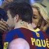 Gerard Piqué et Shakira a un match de foot