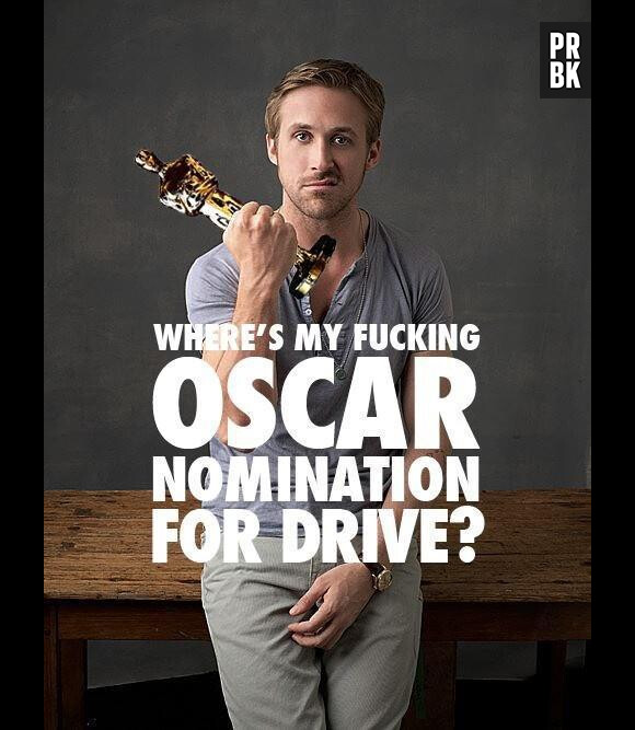 Les fans de Ryan Gosling protestent contre sa non-nomination aux Oscars
