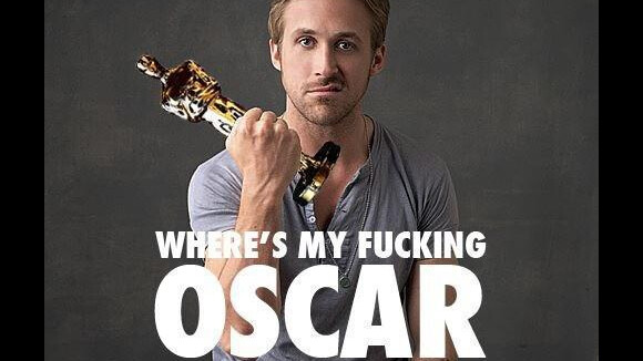 Ryan Gosling privé d'Oscars 2012 : ses fans dégoutés créent une affiche de soutien