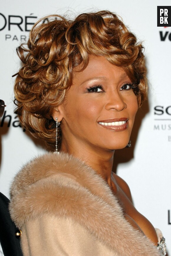 Whitney Houston à une soirée