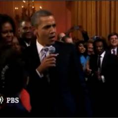 VIDEO BUZZ : Barack Obama chante ! Bientôt la danse, vu qu'il s'entraîne à Just Dance 3 ?