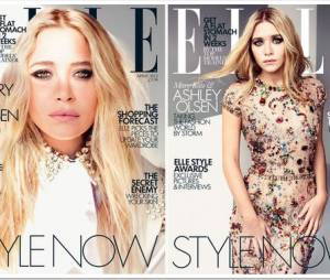 Les soeurs Olsen sur la couv' du Elle UK. Au choix, vous pouvez prendre Mary-Kate ou Ashley !