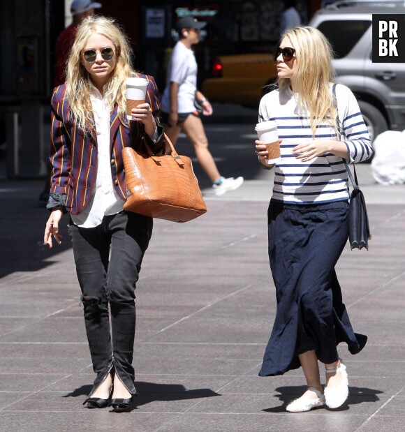 Les soeurs Olsen ont un style très différent à la ville !