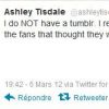 Ashley Tisdale prévient ses fans de l'entourloupe !