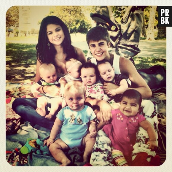 Justin Bieber se voit bien, déjà, former une famille Selena Gomez