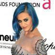 Katy Perry en mode  Schtroumpfette 