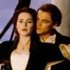 Leonardo Dicaprio et Kate Winslet amoureux dans Titanic