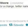 Demi Moore accro de twitter