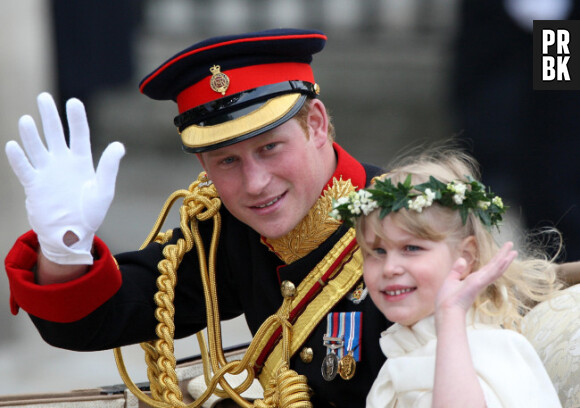 le Prince Harry au mariage de son frère William