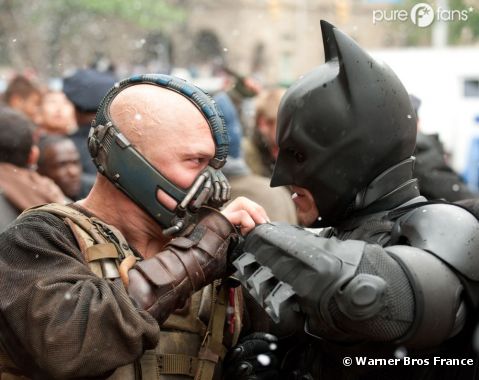 Bane vs Batman dans The Dark Knight Rises