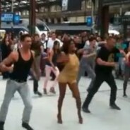 Shy&#039;m à Gare de Lyon : danseuse sexy  pour un flashmob ! (VIDEO)