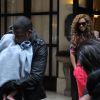 Beyoncé, Jay-Z et Blue Ivy lors de leur passage à Paris