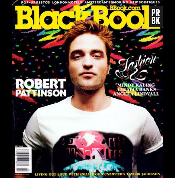 Robert Pattinson en une du magazine Black Book