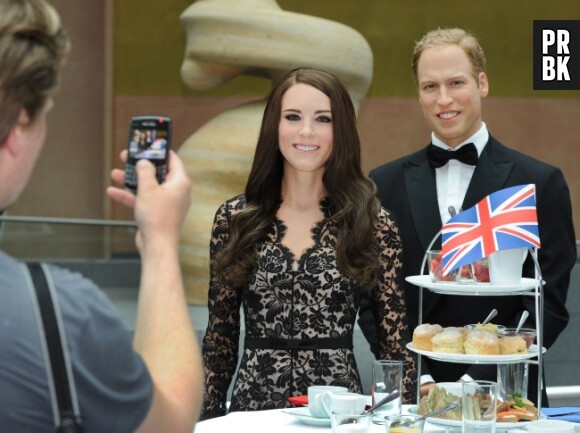 Les statues de cire berlinoises de Kate Middleton et du Prince William