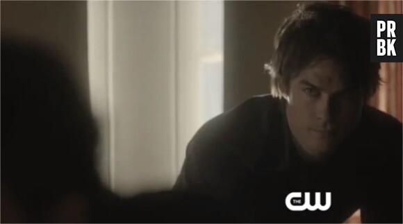 Damon en mode vénère dans l'épisode 1 de la saison 4 de Vampire Diaries