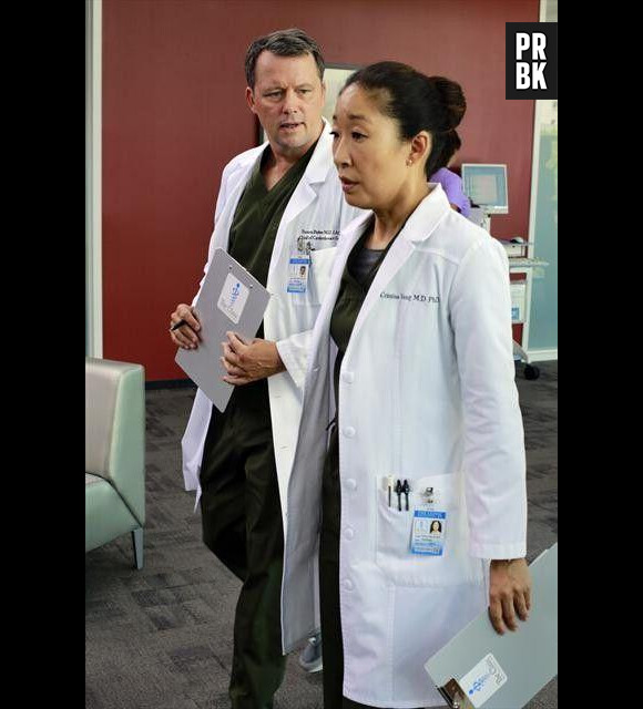 Steven Culp et Sandra Oh dans l'épisode 3d e la saison 9 de Grey's Anatomy