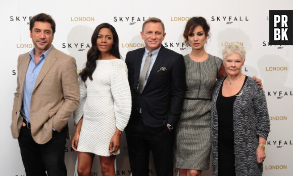 Les acteurs de Skyfall lors d'un photocall à Londres