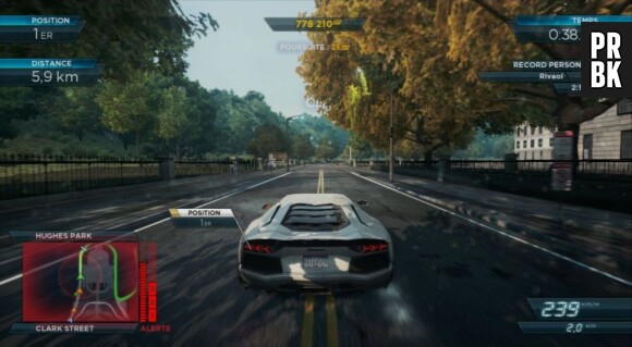 Need For Speed : Most Wanted - tapez des pointes à 300 km/h