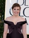 Lena Dunham pas trè sexy aux Golden Globes 2013