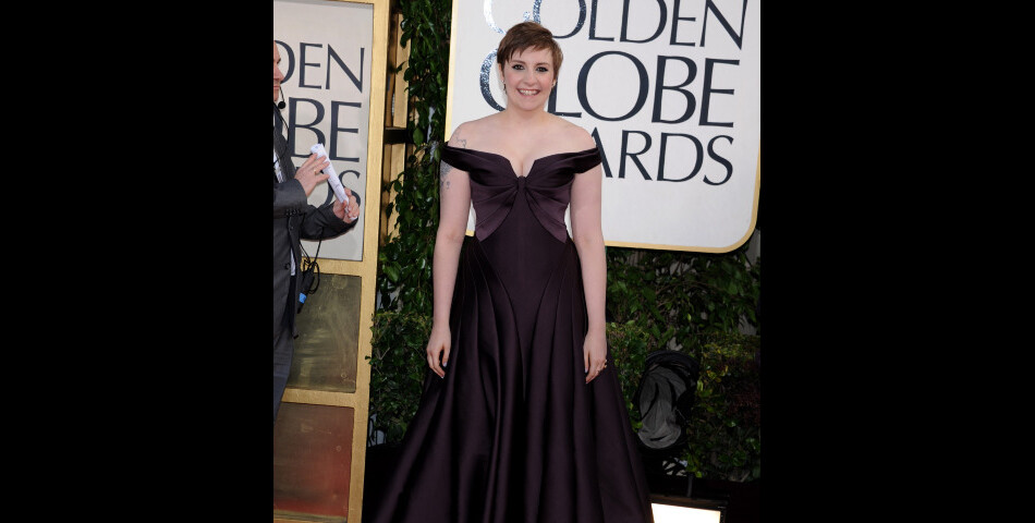 Lena Dunham pas trè sexy aux Golden Globes 2013