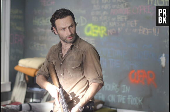 Rick dans une mission périlleuse dans The Walking Dead