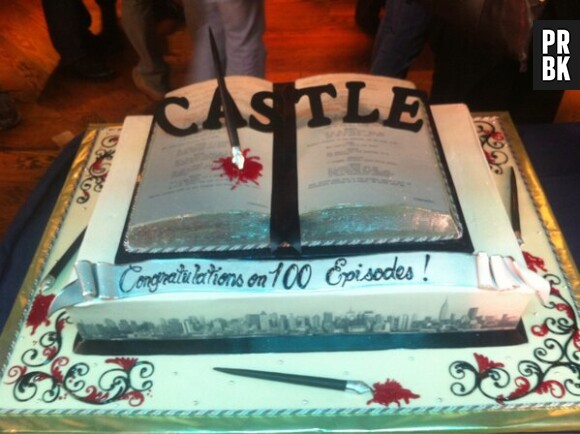 Le gâteau très appétissant du 100ème épisode de Castle