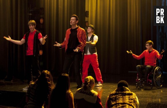 Finn va passer sa frustration dans Glee en chansons