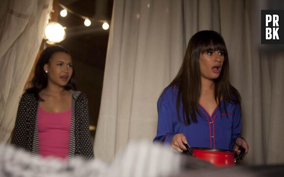 Une surprise pour Rachel et Santana dans Glee