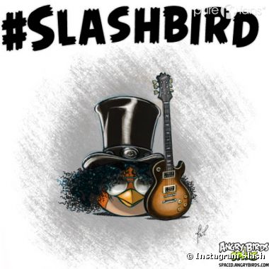 Slash fait le nouveau thème d'Angry Birds