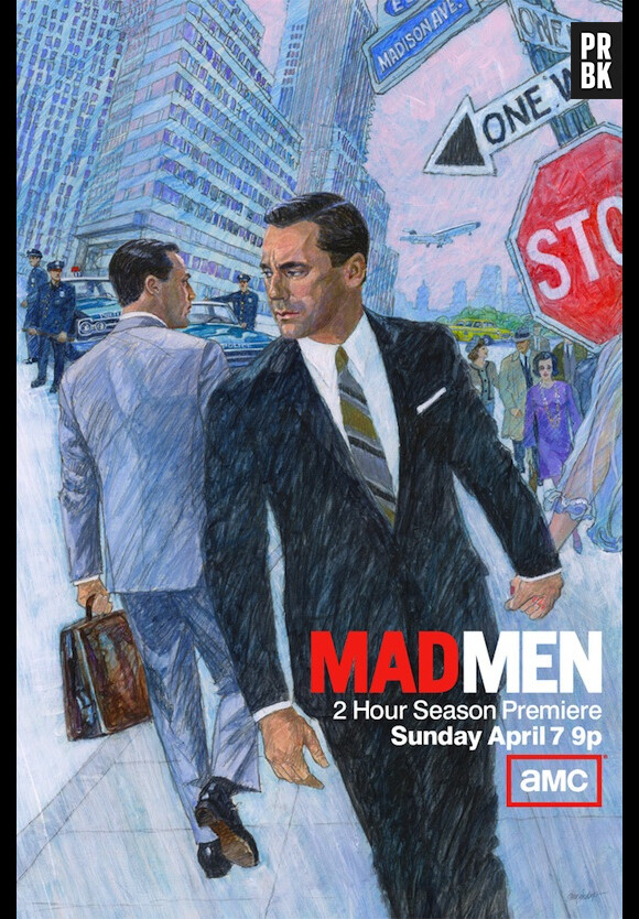 Don Draper voit double sur le poster de la saison 6 de Mad Men