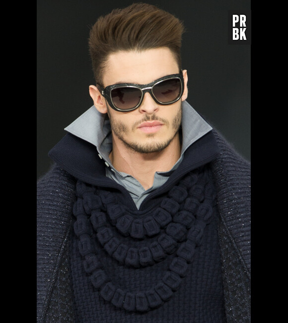 Baptiste Giabiconi est redevenu mannequin pour le défilé Chanel de mars 2013