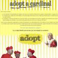 Le site "Adopt a cardinal" : déjà plus de 540 000 adeptes.
