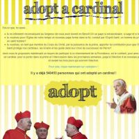 Adopte un cardinal : l&#039;élection du pape passe aussi par internet