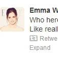 Emma Watson répond à la rumeur
