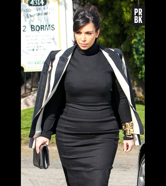 Kim Kardashian a pris presque 30 kg depuis le début de sa grossesse