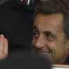L'ex Président Nicolas Sarkozy a asssité à la victoire du PSG, au parc des Princes le 29 mars 2013
