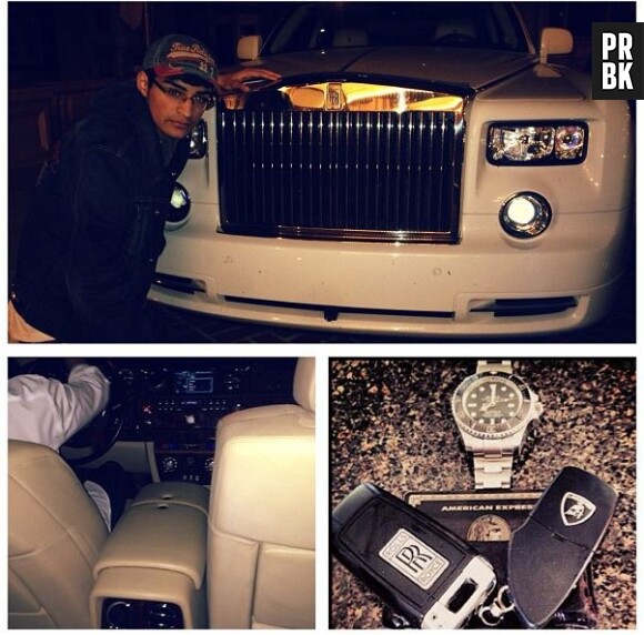 Lavish exhibe sa Rolls Royce sur Instagram
