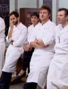 Les candidats ont attendu le verdict de Cyril Lignac et des animateurs de M6 dans Top Chef 2013.