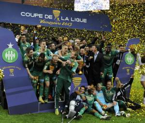 Saint-Etienne a gagné le coupe de la Ligue 2013 face à Rennes
