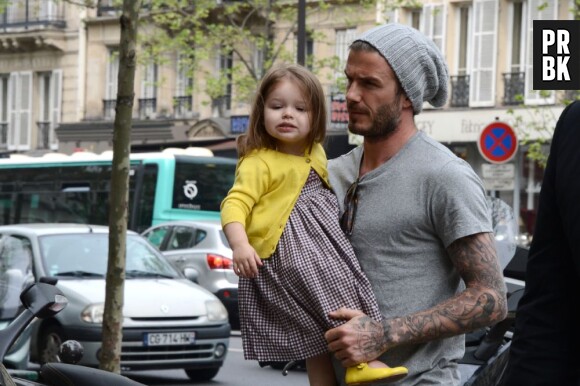 David Beckham, un papa viril