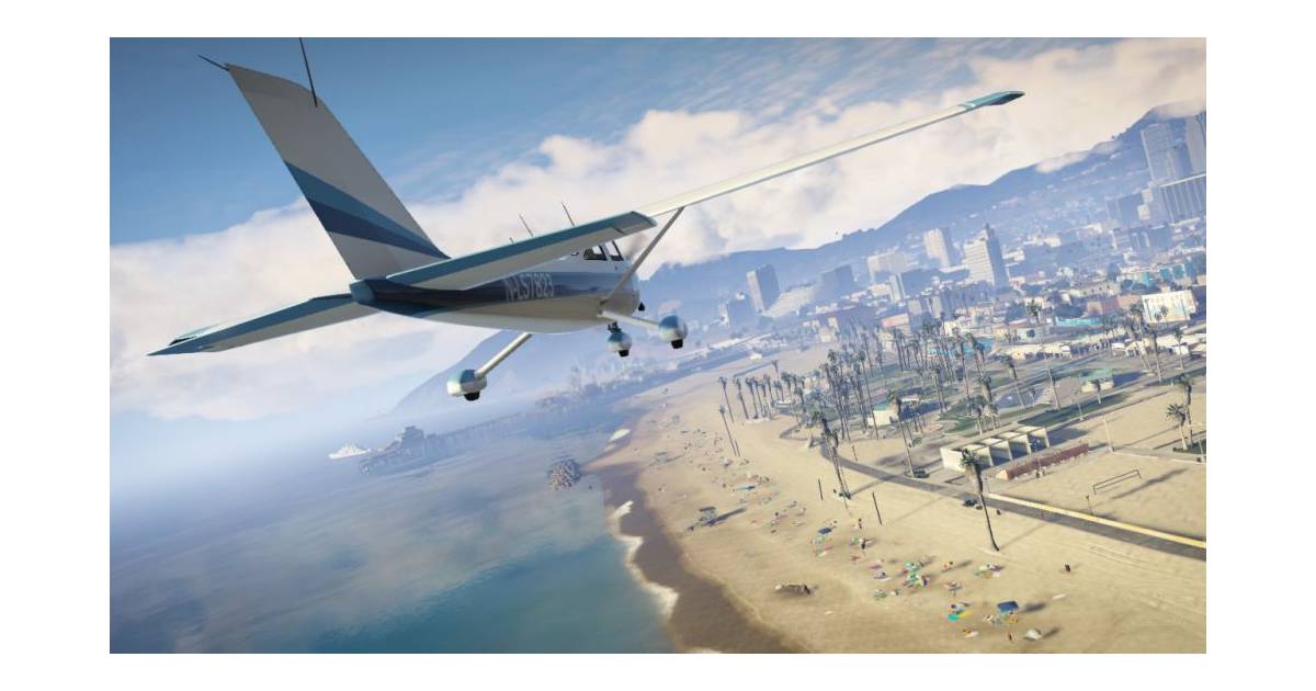 GTA 5 prendre l'air en avion, c'est possible ! Purebreak