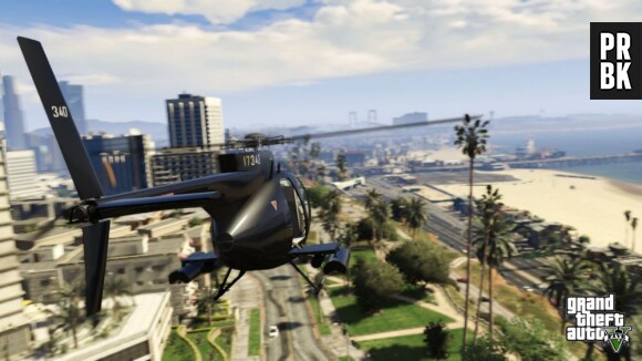 GTA 5 : l'hélicoptère de la partie