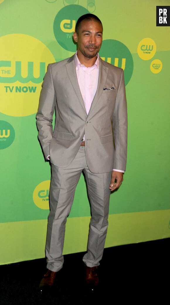 Charles Michael Davis (Marcel dans The Originals) aux upfronts de la CW le le 16 mai 2013