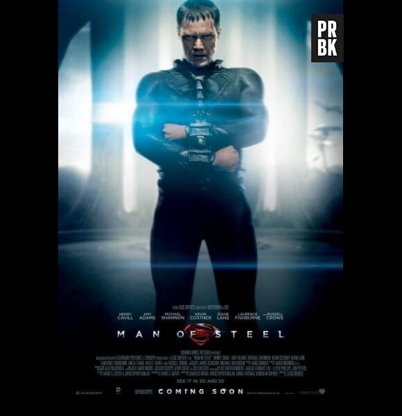 Le Général Zod incarné par Michael Shannon dans Man of Steel