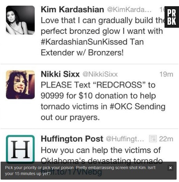Kim Kardashian humiliée sur l'Instagram de Nikki Sixx